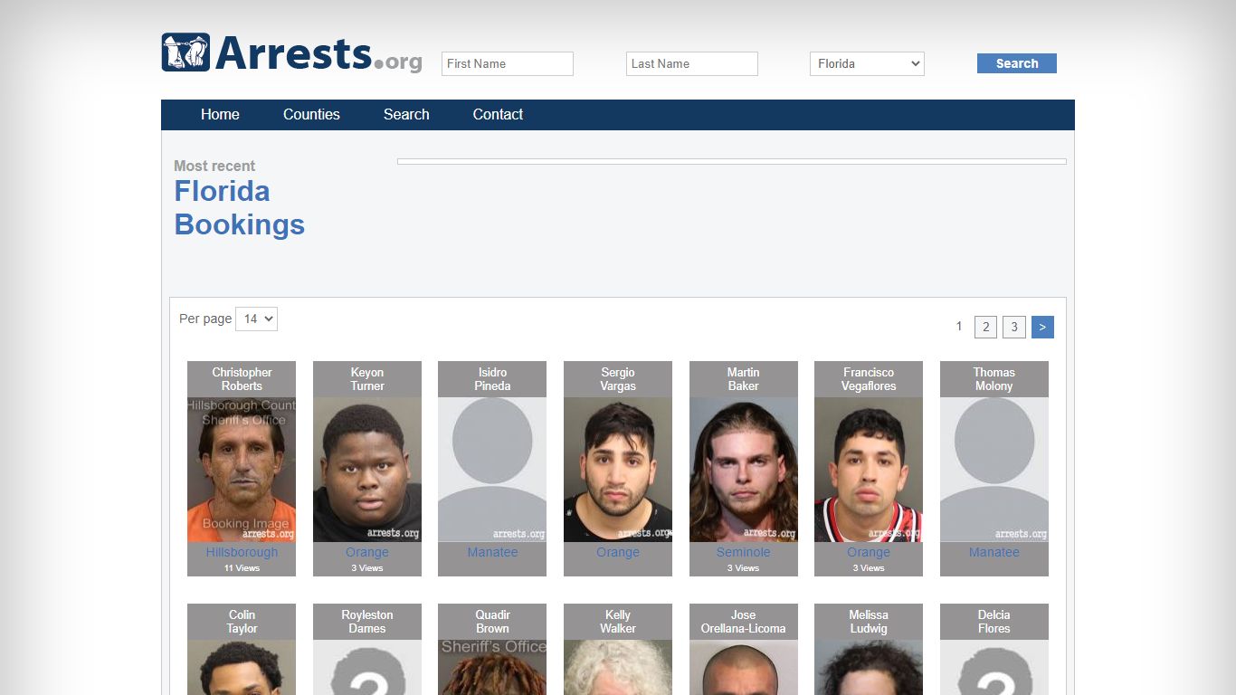 Florida Arrests and Inmate Search